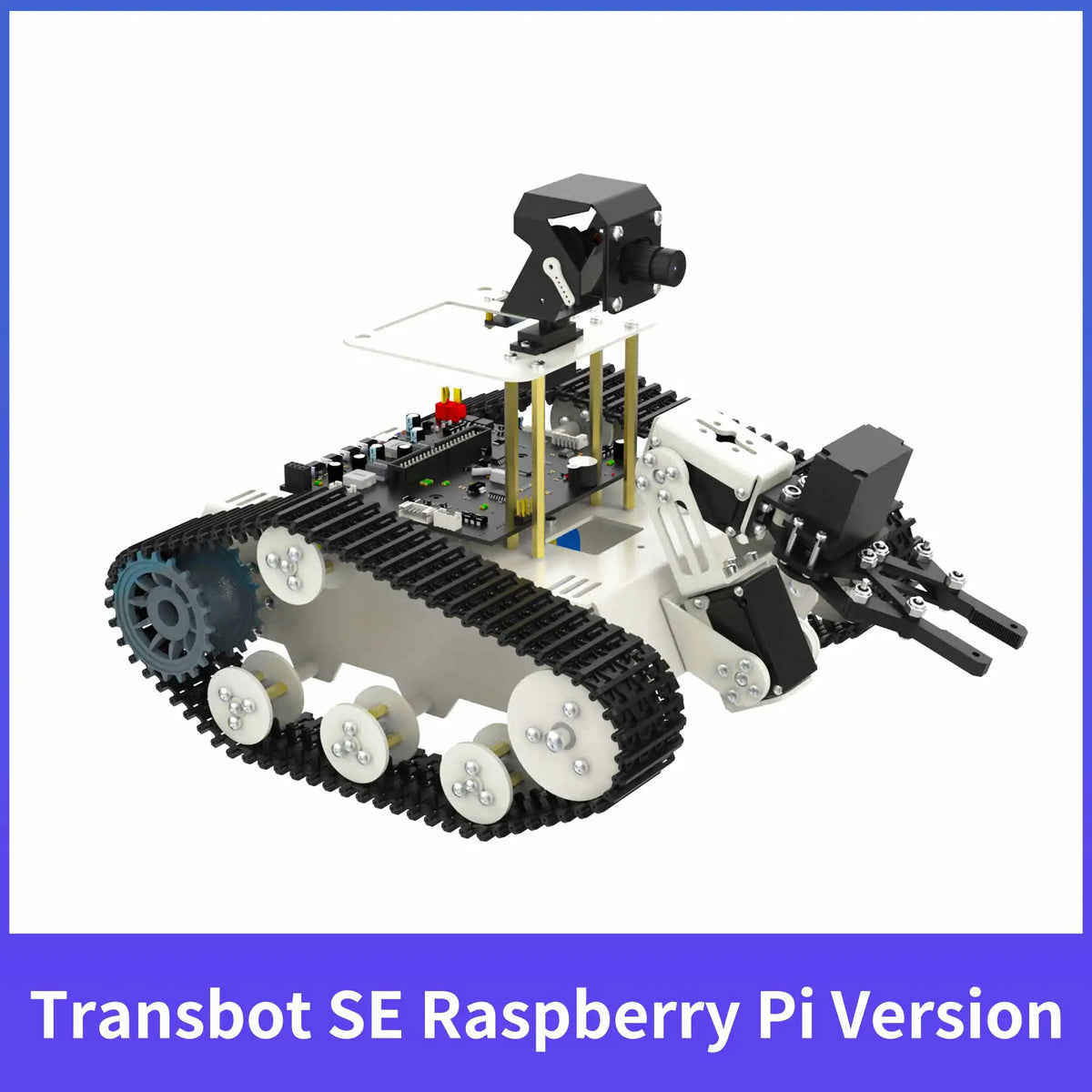 Transbot SE ROS Robot AI Vision Tank Car with 2DOF Camera PTZ Python Programing MoveIt simulation for Jetson NANO Raspberry Pi 5