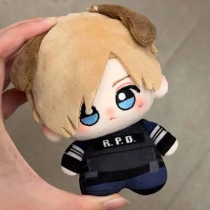 10cm Resident Evil Leon Plush Doll Kawaii Scott Kennedy Plushie Doll Toy Anime Game Peripherals Fans Pendants Keychain Gift