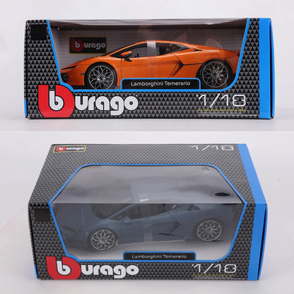 Burago 1:18 Lamborghini Temerario Alloy Model Car