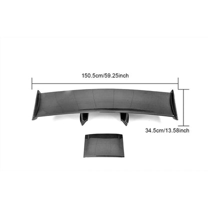 FOR Nissan GTR R35 2009-2020 High Quality Real Carbon Fiber Car Rear Wing Trunk Lip Spoiler Cooperate With The LED