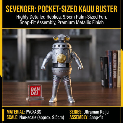Bandai Ultra Kaiju Series Monster World Sevenger Mini Figure - Collector's Gift for Ultraman Fans - Perfect for Party Decor