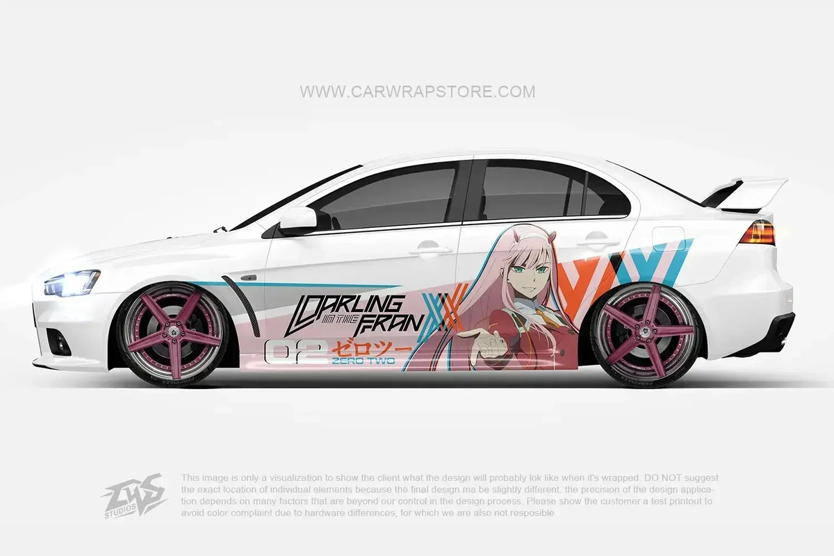 Japanese Car Painting Manga Decals Large Vehicle Graphics Sexy Anime Girl Car Stickers Manga Theme Side Car Stickers Anime Decal