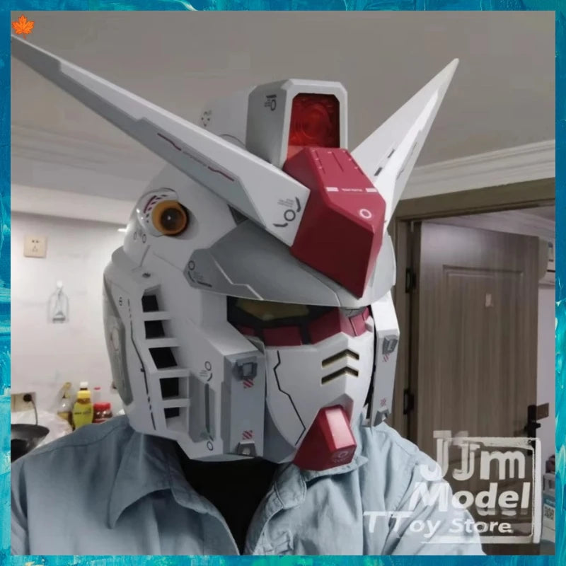 Ganso Yuanzu Rx-78-2 Comic Exhibition Cosplay Helmet Wearable Wearable Night Light Edition Room Decoration Boy Surprise Gift