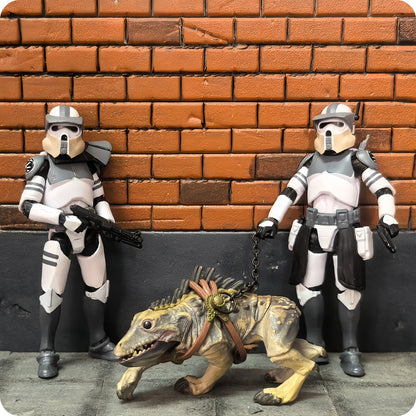 Star Wars 3.75 Inch Trooper 1/18 Shock Coruscant Guard Kamino Clone Sergeant Hound Fox Action Figure Toys Model Loose