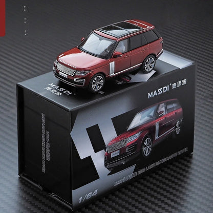 Luxury 2020 Range Rover 1:64 Die-Cast Metal Model - Classic SUV Simulation, Mixed Metal Element Puzzle Toy Set, Desktop Ornament