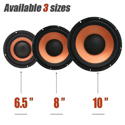 1 Pc Car Bass Woofer Speaker 6.5/8/10 Inch High Powered Subwoofer with 350W/600W/850W Max Power 4 Ohm for Car Stereo Refit