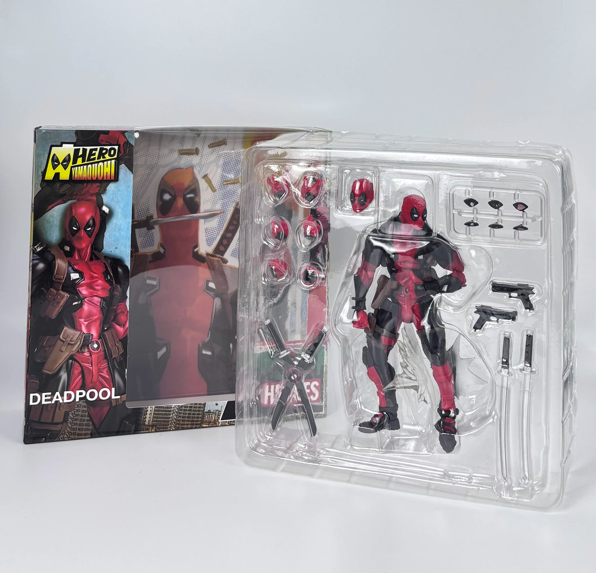 Deadpool Action Figure Model, Werewolf Spider-Man, Venom Toy, Desktop Ornament, Gift for Boys