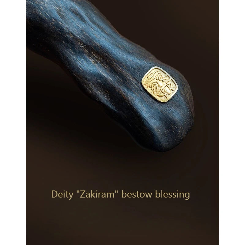Sinking Incense Pendant Deity "Zakiram" God of Wealth Pendant High-end Faith Cultural Play Ornament Natural Fragrance