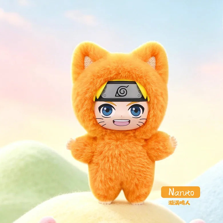 2026 New Presale Eaki Naruto Kittenland Series Blind Box Collectible Anime Figure Trendy Toys Peripheral Pendant Ornament Gifts