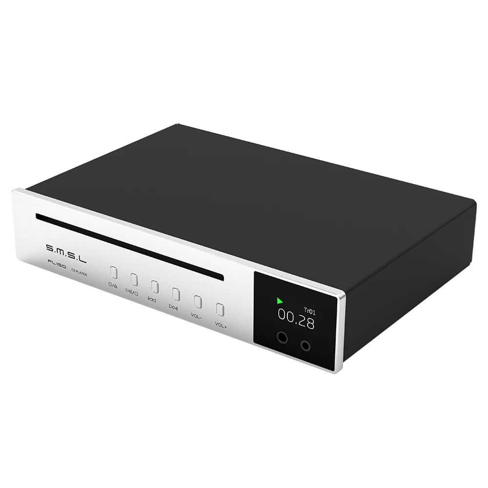 SMSL PL150 Audiophile CD Player CS43198 Source Digital 4.4mm 3.5mm Headphone Jack RCA Optical Coaxial With Remote Control