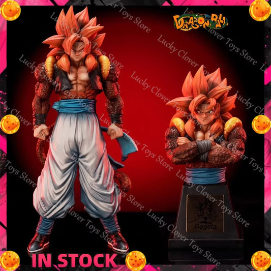 【In Stock】YS Studio Dragon Ball Anime Figures Ssj4 Gogeta Figure 33cm Gogeta 2.0 Figures PVC Statue Model Toys For Fans