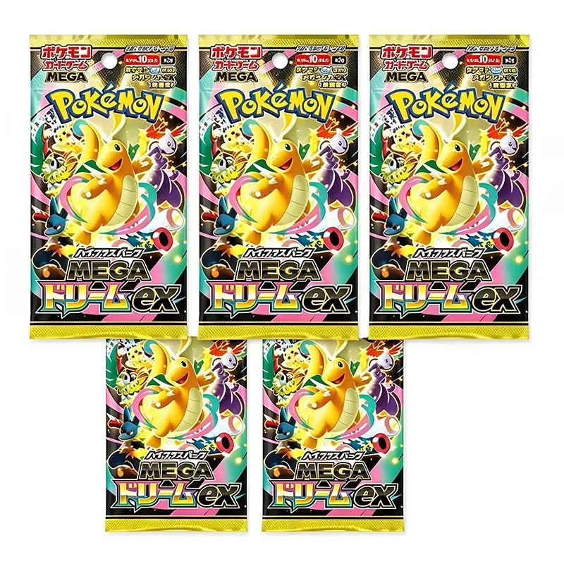 New Hot Pok TCG l M2a JP Edition Trading Collectible Cards Toy Blind Box Mega Dream EX Golden Box Booster Pack Birthday Gift