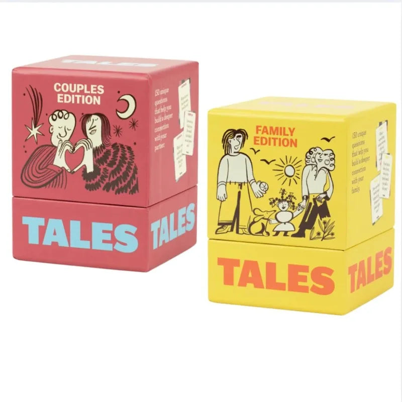 New 150pcs Card Conversation Starter Game Family Edition Fun Icebreaker for Adults and Family Gatherings Couples Card Game Tales