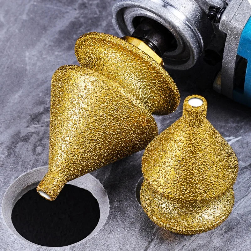 4in1 Brazing Edge Trimming Diamond Chamfering Machine Angle Grinder Ceramic Tile Marble Hole Drilling Diamond Chamfering Machine