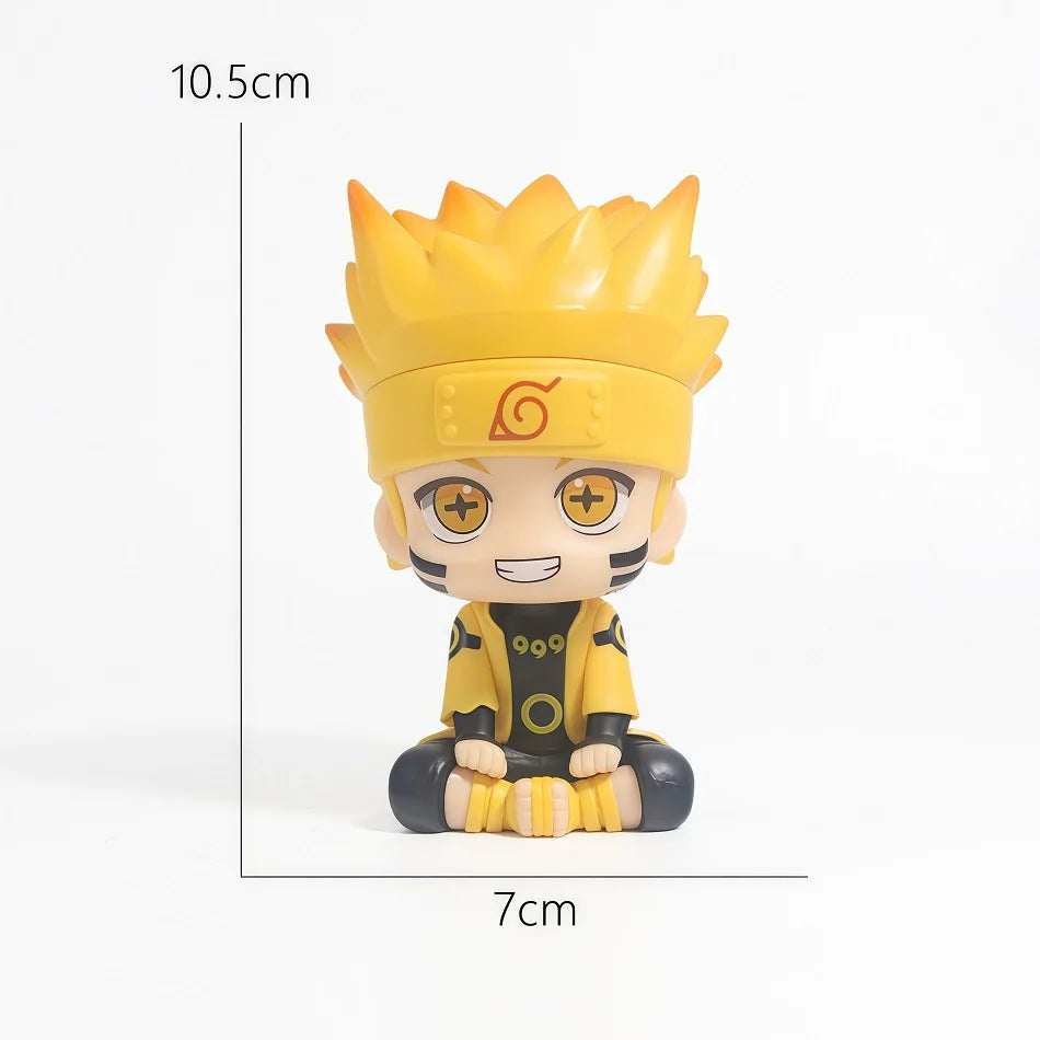22cm Naruto Shippuden Anime Figure AK Uzumaki Naruto Uchiha Sasuke Action Model Pvc Statue Desktop Ornament Collection Toys Gift