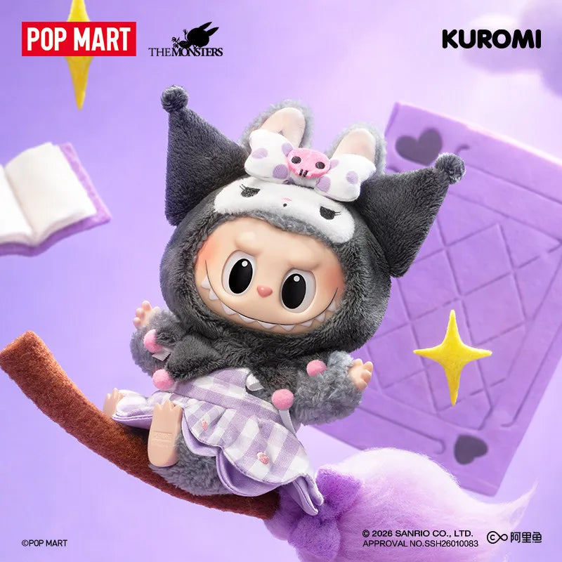 POP MART LABUBU THE MONSTERS SANRIO CHARACTERS Series Vinyl Plush Blind Box Mystery Box Toys Doll Anime Figure Desktop Ornaments