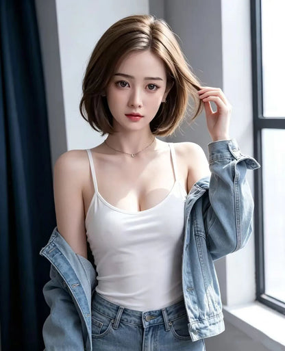 Full size sex doll high quality love doll, real female body sex toy realistic vagina anal, real penetrable male masturbator