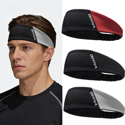 3pcs Color Blocked Sports Headband, Suitable for Both Men and Women, Yoga Headband, High Elasticity Headband, Sweat Absorbing