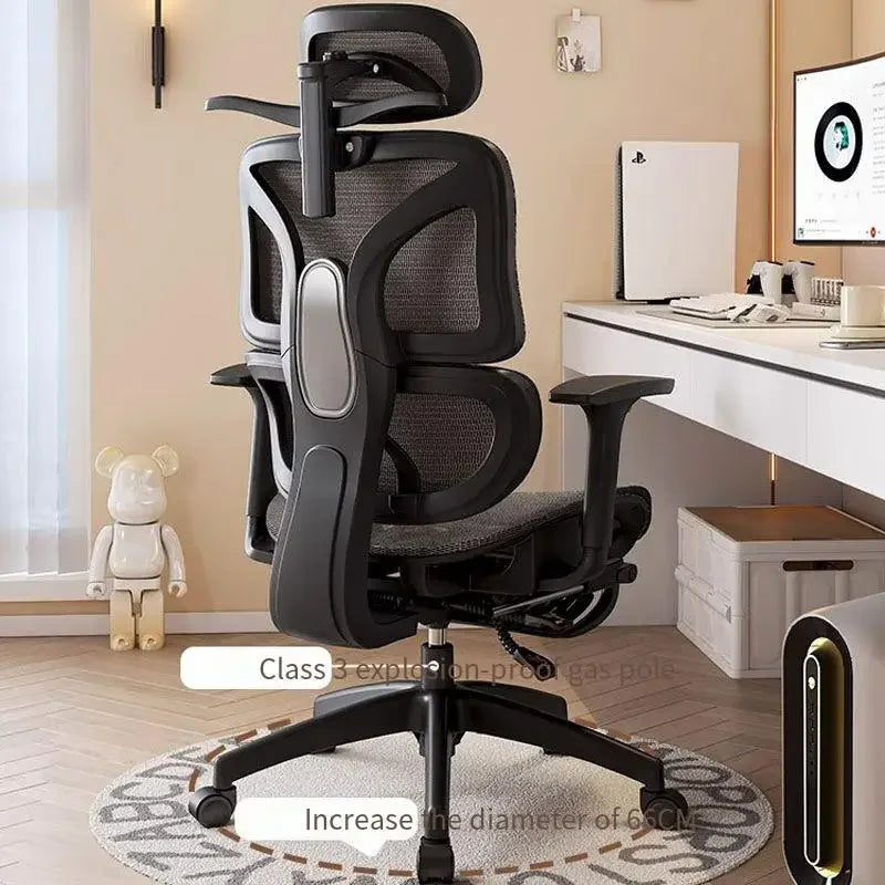UVR Office Chair Ergonomic Design Armchair Recliner Chair Sedentary Comfort Breathable Mesh Staff Chair Game Athletics Chair