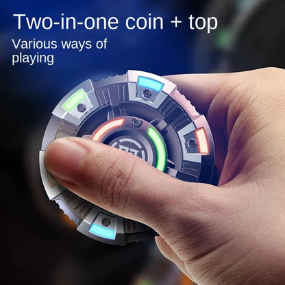 Fidget Toys Spinner Cute Count Invader Fingertip Gyroscope Pop Coin Multi Functional Decompression  Adult Finger Toy Desk toy