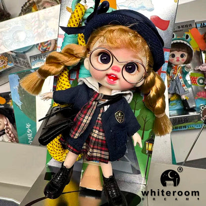 bjd doll Dolls for girls Labbu doll pocket mini blyth girl Doll Barbi cry Baby Rainbow Ball jointed doll Mobile phone Decoration
