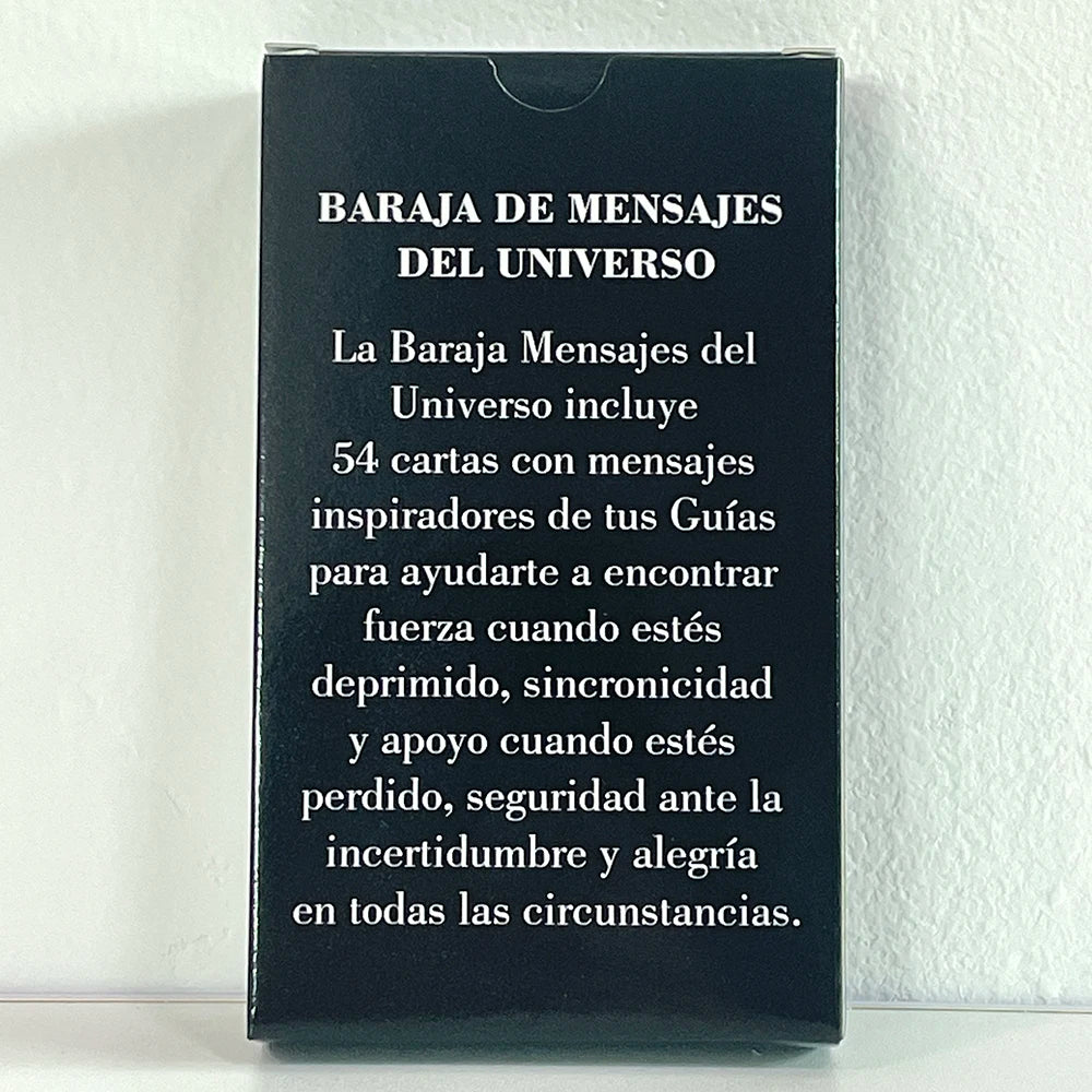 Spanish Tarot Deck, Universe Oracle Cards, Keywords Tarot, Spirit Messages Cards, for Beginners, Spanish Version Tarot, 12x7cm
