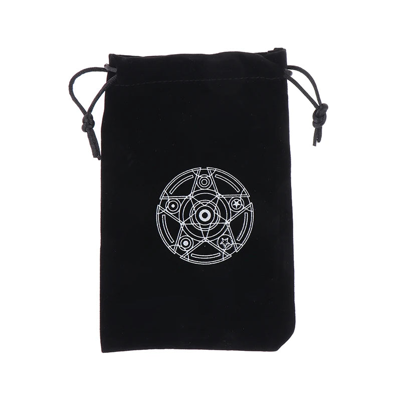 1Pc Velvet Tarots Oracle Cards Storage Bag Runes Constellation Witch Divination Accessories Jewelry Dice Drawstring Pouch