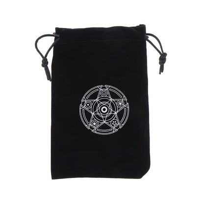 1Pc Velvet Tarots Oracle Cards Storage Bag Runes Constellation Witch Divination Accessories Jewelry Dice Drawstring Pouch