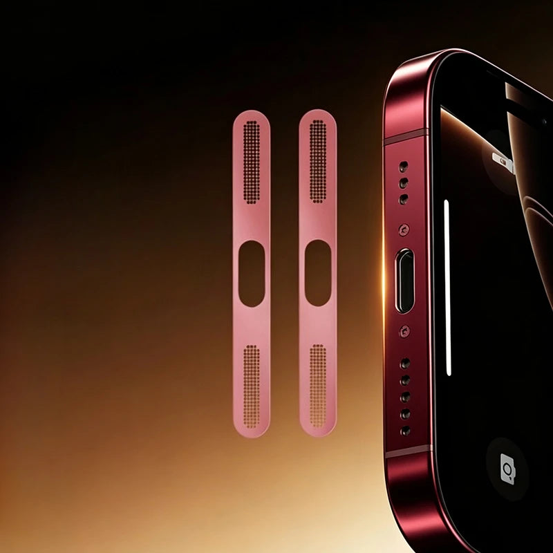 2PCS Metal Speaker Dust Sticker for iPhone 18 17 Pro Max Air 18ProMax 18Pro 17Pro Speaker Protective Cover Mesh Dustproof Net