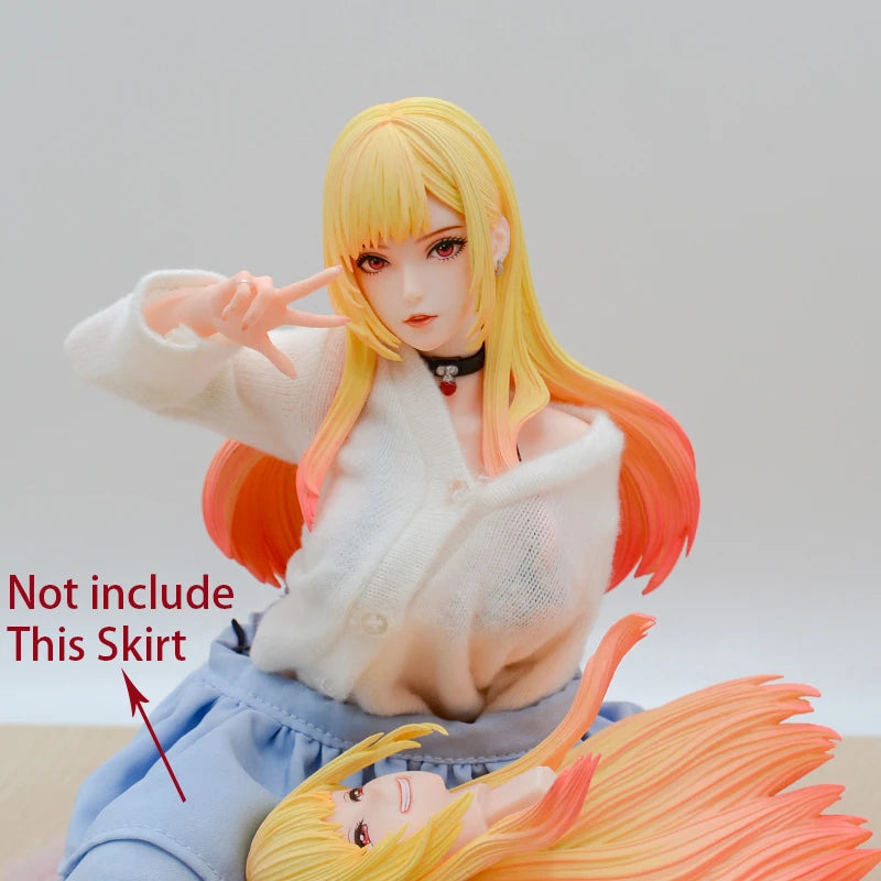 23cm My Dress-Up Darling Marin Kitagawa Race Queen Anime Figure Sono Bisque Doll wa Koi wo Suru Action Figure Model Doll Toys