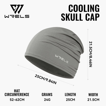 WRELS Skull Cap Helmet Liner Cooling 3D Mesh Breathable Quick Dry Sweat Wicking Cycling Hat UPF 50+ Sunscreen 24g Running Beanie