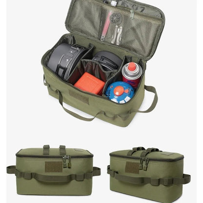 Outdoor Camping Gas Tank Storage Bag Large Capacity Ground Nail Tool Bag Gas Canister Picnic Cookware Utensils Kit Bag