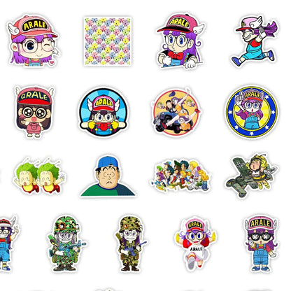 1 Pack Anime Sticker Arale Action Figures Dr Slump Robot Girl Model Decorative Supplies Gift Toy