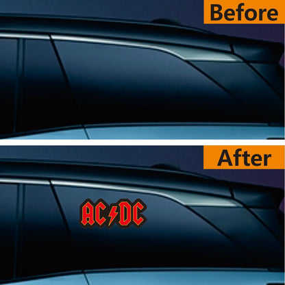 Hot DC AC Music KK Vinyl Decal Interesting Car Sticker for Car Truck Window Bumper Decals Car Applique Waterproof Accessories