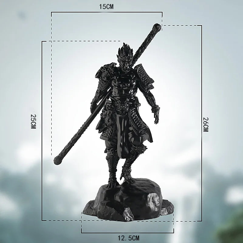 Monkey King Miniature Resin Figurines Sun Wukong Statue Sculpture Crafts Office Desktop Ornament Home Table Car Decor Gifts