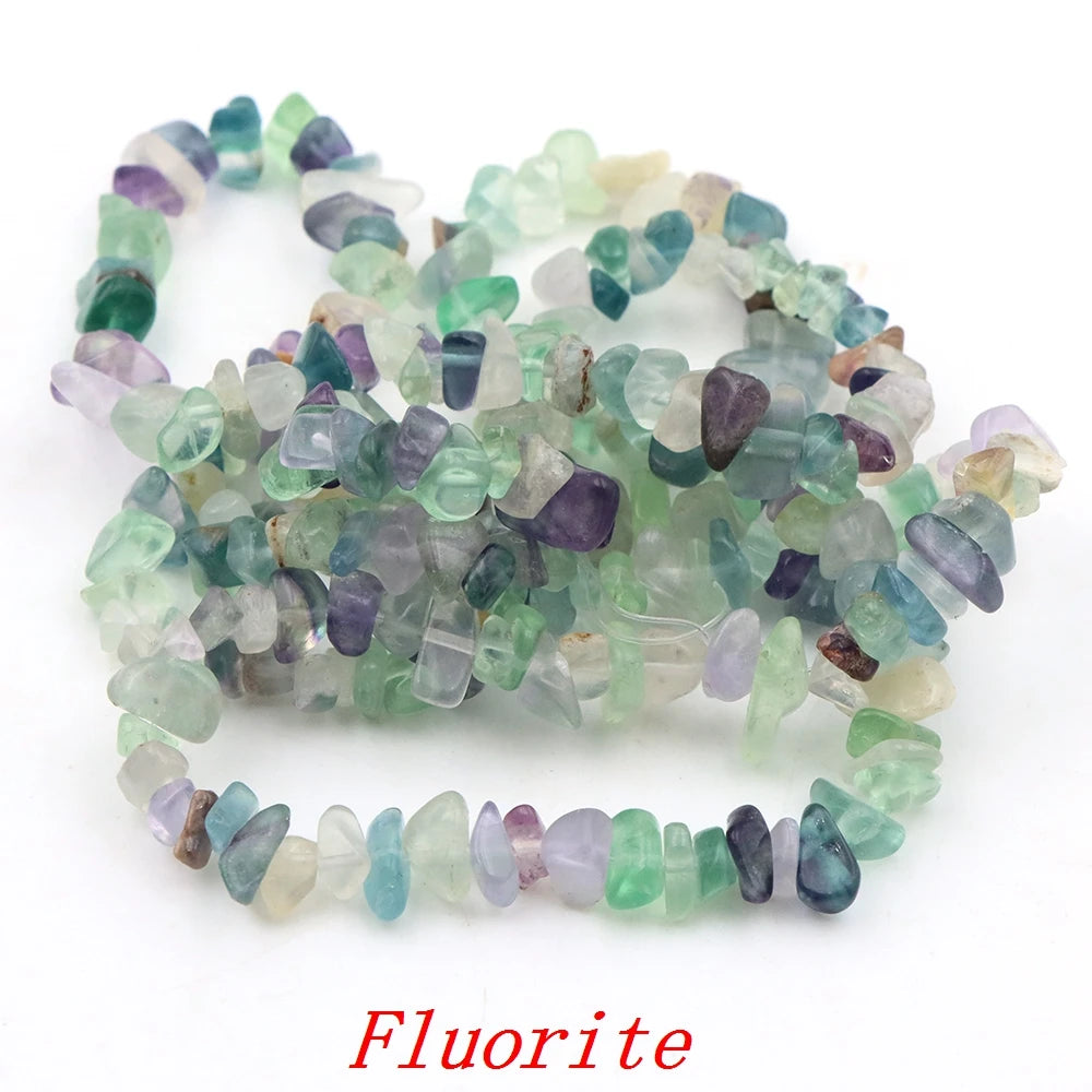 5-8mm Natural Irregular Lilac Lepidolite Stone Beads Gravel Chips Loose Spacer Beads for Jewelry Making DIY Bracelet Necklace