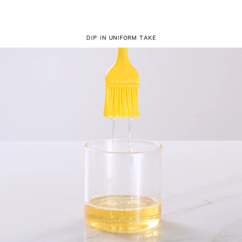 Food Grade Silicone Oil Brush Barbecue Basting Brush  Heat Resistant Pastry Brush Oil Brush For BBQ Cooking Baking Tool