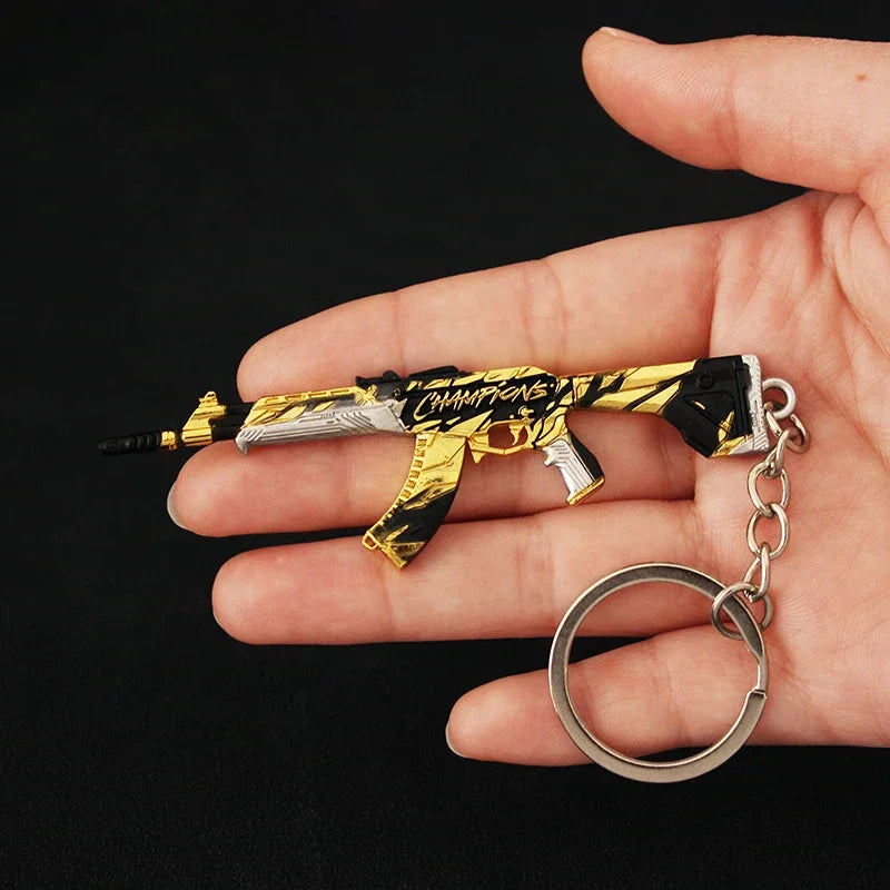 Valorant Melee Reaver 2.0 Karambit Knife Metal M4 Game Peripheral Samurai Sword Alloy Model Keychain Pendant Gifts Toys