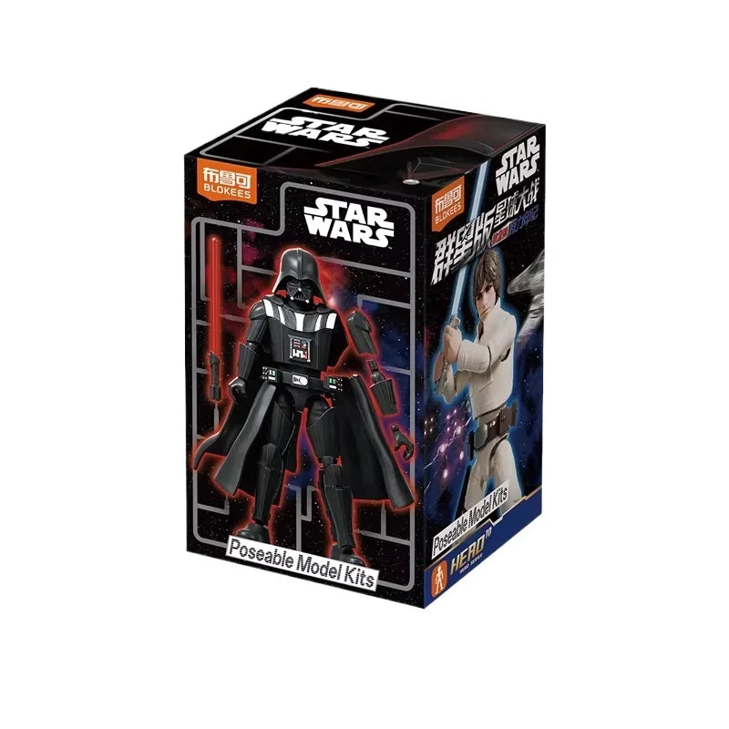 Original Blokees Star Wars Galaxy Version 02 Dark Side Series Blind Box Poseable Model Kits Action Figure Toy Collect Boy Gift