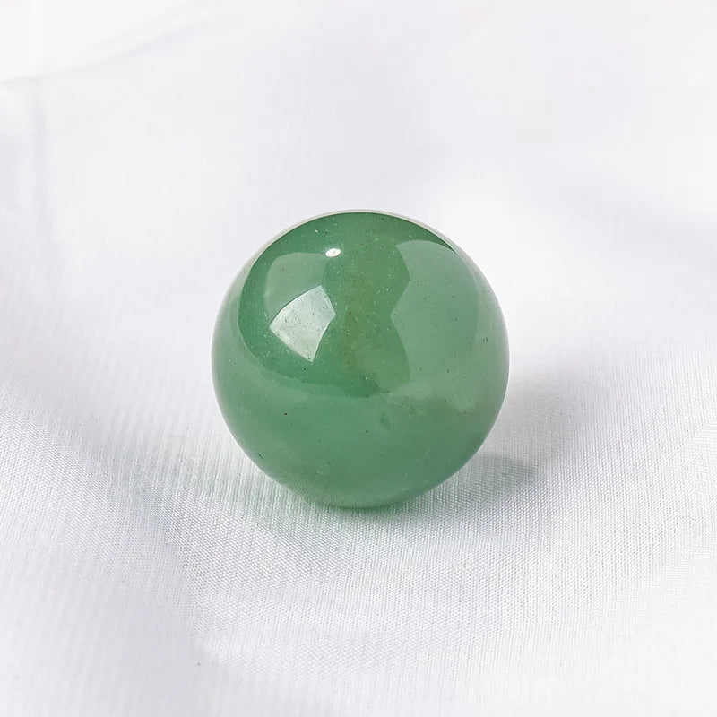 16mm Natural Crystal Ball No Hole Beads, Polished Agate Gemstone Sphere Bulk for DIY Jewelry Crafts Home Decor Gifts