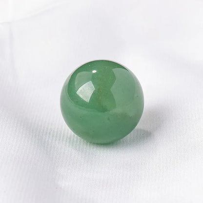 16mm Natural Crystal Ball No Hole Beads, Polished Agate Gemstone Sphere Bulk for DIY Jewelry Crafts Home Decor Gifts