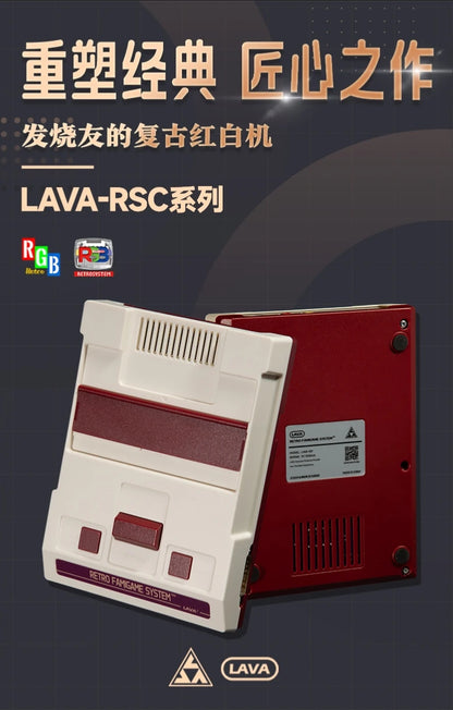 RGBFC Nesrgb Rgb Fc Retro Game Lava RSC,  Supports Rgb, S, and Av