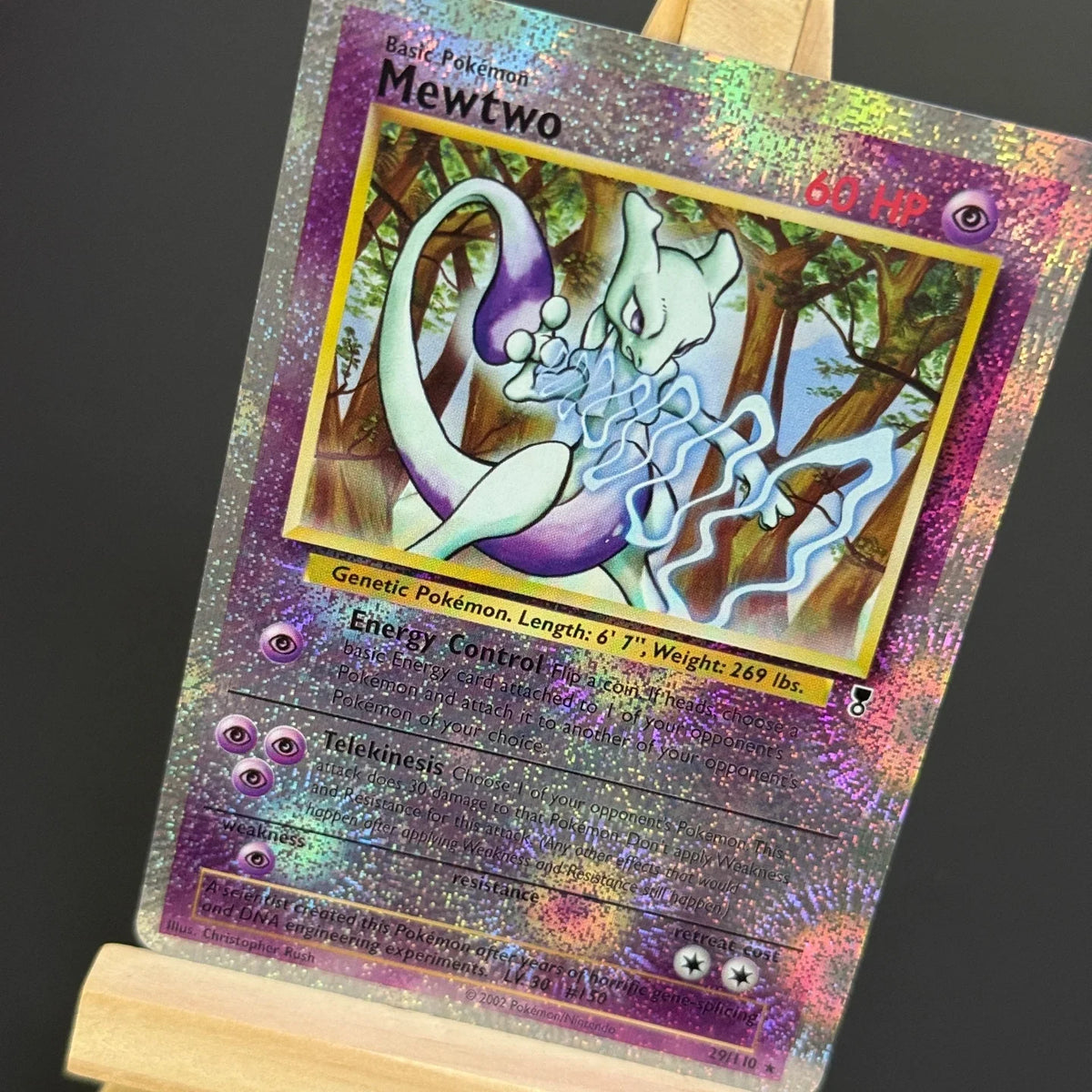 TCG English Mewtwo Collection Card Legendary Collection 29/110 #29 Reverse Holo Card Diy Proxy