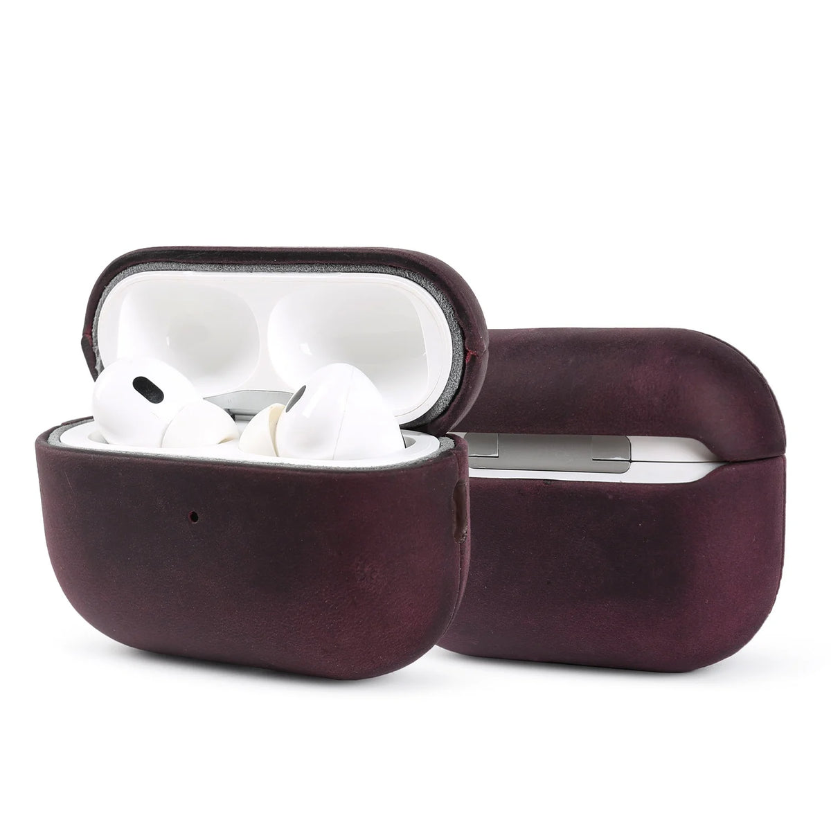 Vintage Crazy Horse Leather Case For Airpods Pro 2 Cases Airpods5 4 3 Wireless Bluetooth Headphone Earphone Box Protective Cover