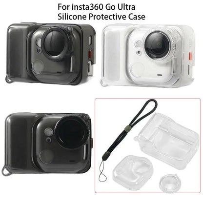 For Insta360 Go Ultra Silicone Protective Case Scratch Resistance Action Camera Protector For Insta360 GO Ultra Camera Case