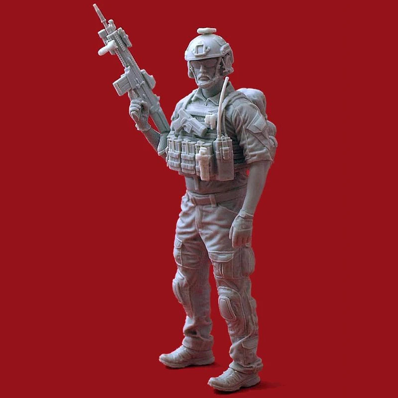 1/16 Scale Doll Resin Model Kit - Modern Special Forces US Army (Single Figure) - Unassembled and Unpainted - 148R