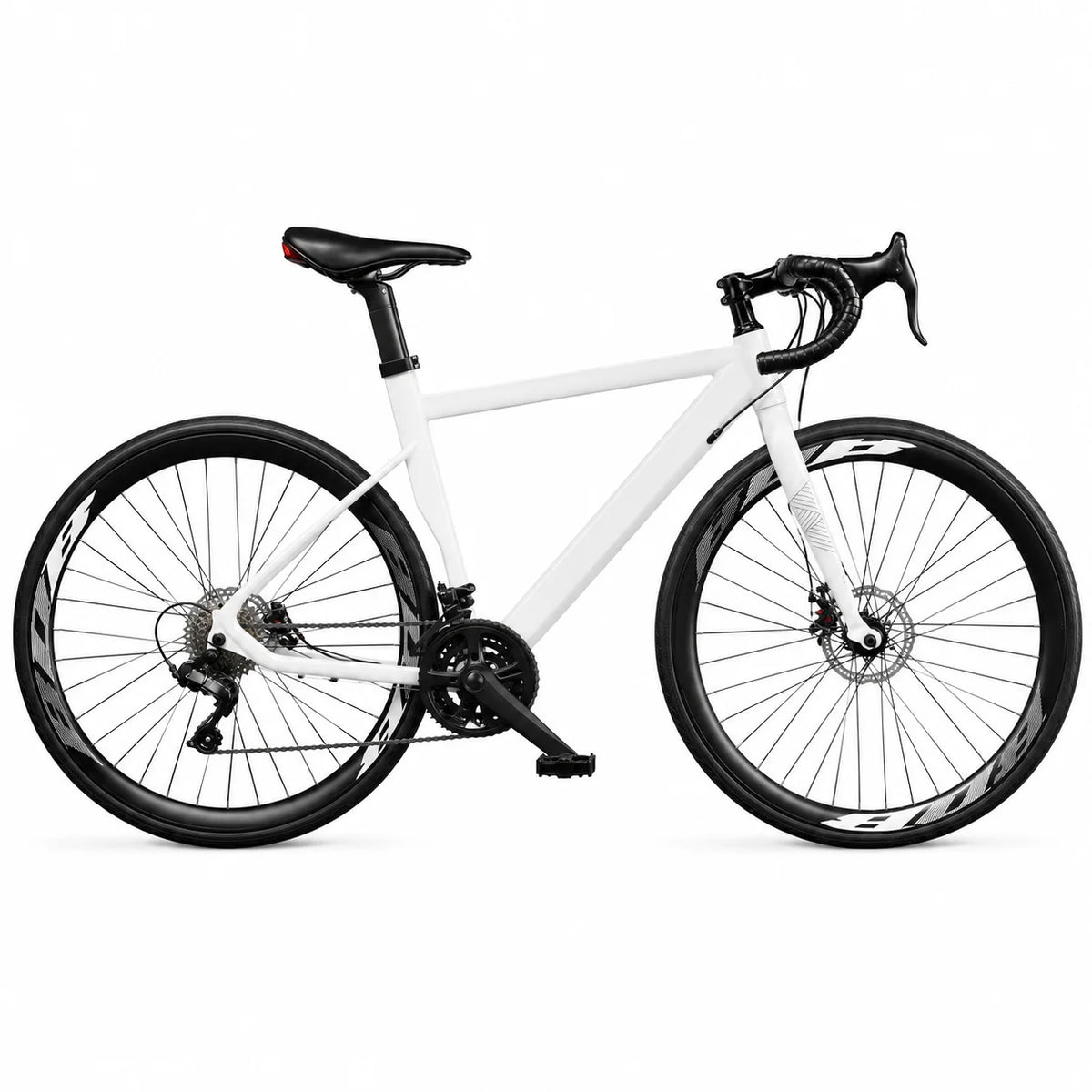 700C Road Bike Drop Bar Bicycle Lightweight Racing Bike 21 24 27 Speed Mechanical Disc Brake Adult Commuter Cycle