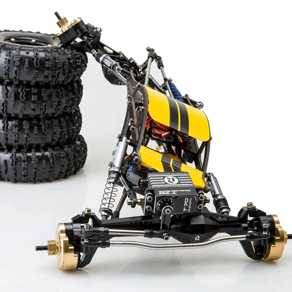 RHINORC Yue Coupe 4WS Carbon Fiber RC Crawler RTR 335mm WB Lightweight LCG MOA Competition Rig