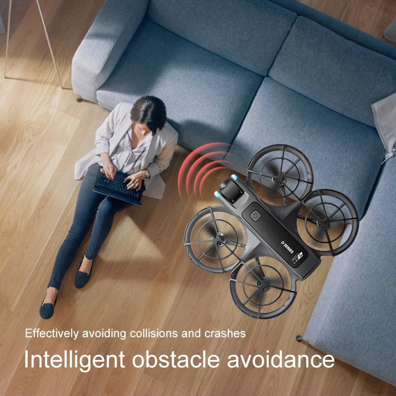 Lenovo D2 Drone 8K Aerial HD Intelligent Avoiding Obstacle with Larger Screen Remote Control Folding Brushless Power GPS Drone