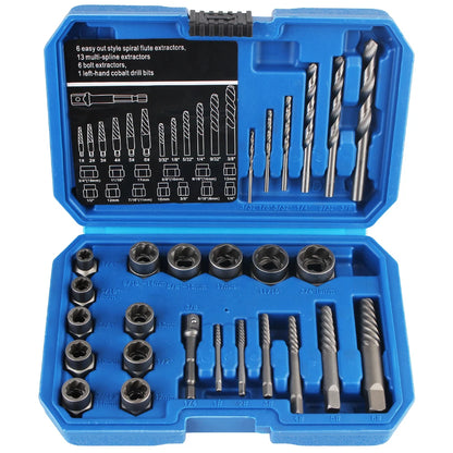 Bolt Nut Removal Socket Tool Bolt Nut Remover Accessory Nut Extractor Car Repair Tool Damaged Screw Extractor Hand Tools Kit
